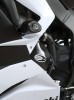 Aero padací chrániče, Kawasaki ZX6R '13- , bílá